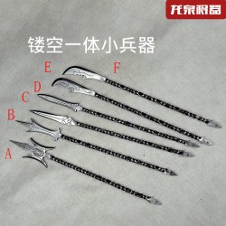 Eighteen Class Small Weapon Steel Crafts Tea Needle Tea Knife Reverse Micro Weapon Model