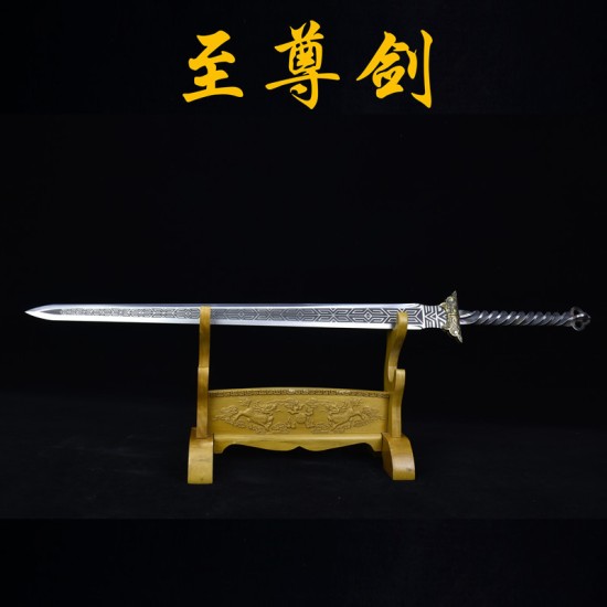 Longquan sword handmade forging all -in -one modern six -faced Tang sword body, sword film film and television long sword crafts Longquan sword handmade forging all -in -one modern six -faced Tang sword body, sword film film and television long sword crafts