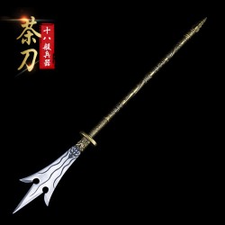 Mini Eighteen Class weapon tea knife Fang Tian painting halberd tea knife tea needle prying knife tea set accessories accessories