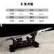 Tea knife reverses Wei Bing's golden handle small weapon eighteen weapons to play decorative decoration
