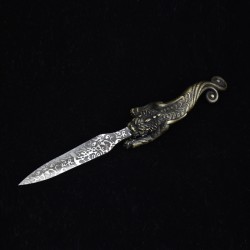 Handmade tea knife, Longquan City tea cake prying knife Pu'er tea leaf knife