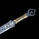 Longquan sword handmade forging modern integrated Han sword body cold weapon film and television sword collection process