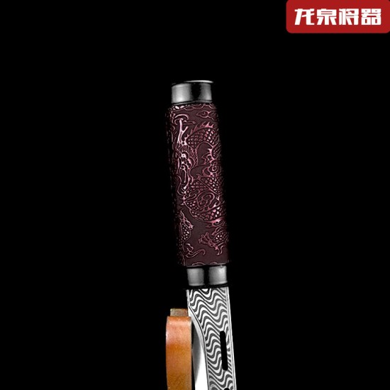 Sword wave pattern ink knife stainless steel integrated short knife anti -body collection decoration Sword wave pattern ink knife stainless steel integrated short knife anti -body collection decoration