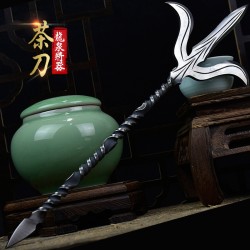 Tea knife Tea needle Kung Fu Teaware Products Accessories of Stainless Steel Pu'er Tea Brick Needle Unit and Mini Weapons