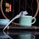 Longquan stainless steel integrated flower tea needle tea knife tea cone black tea cake Pu'er tea boxes accessories knife Longquan stainless steel integrated flower tea needle tea knife tea cone black tea cake Pu'er tea boxes accessories knife