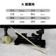 Classic golden handle small weapon tea knife handmade integration manganese steel mini weapon handle