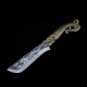 Tea knife prying knife Pu'er tea knife tea needle kung fu tea set stainless steel handmade mini weapon Tea knife prying knife Pu'er tea knife tea needle kung fu tea set stainless steel handmade mini weapon