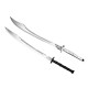 Tea knife mini -golden back big knife eighteen weapon to play decorative sword Tea knife mini -golden back big knife eighteen weapon to play decorative sword