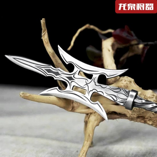 Eighteen Class Small Weapon Steel Crafts Tea Needle Tea Knife Reverse Micro Weapon Models Eighteen Class Small Weapon Steel Crafts Tea Needle Tea Knife Reverse Micro Weapon Models