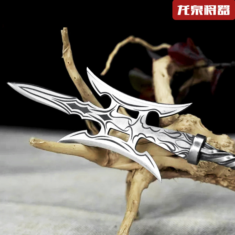 Eighteen Class Small Weapon Steel Crafts Tea Needle Tea Knife Reverse Micro Weapon Models