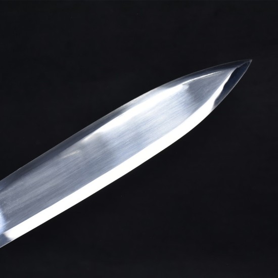 Longquan sword handmade forging high manganese steel all -in -one short sword film television sword sword sword cold weapon craft Longquan sword handmade forging high manganese steel all -in -one short sword film television sword sword sword cold weapon craft