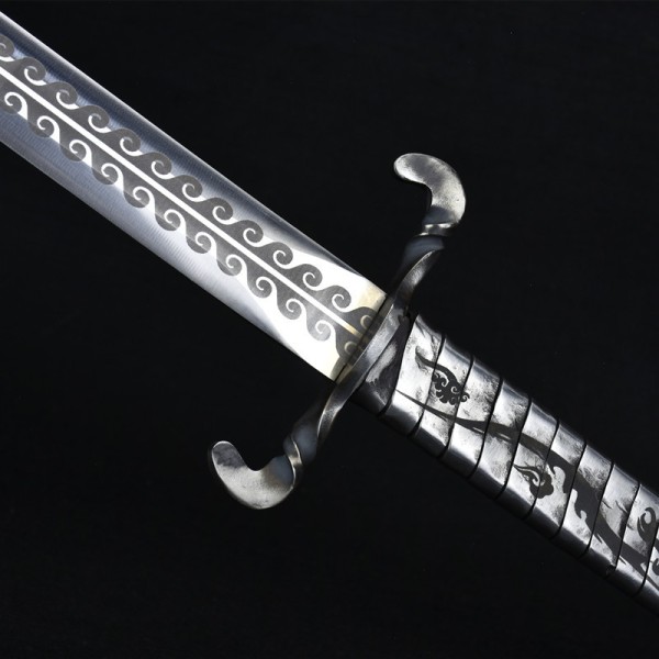 Longquan Japanese Style Sword - Hand Forged Collectible (Custom 87)