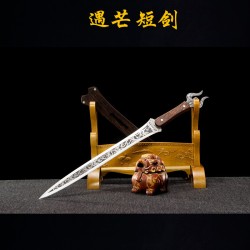 Longquan sword handmade forging all -in -one modern six -faced Han sword cold weapon defense short sword craft sword