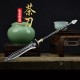 One -in -one tea knife Longquan handmade tea knife stainless steel Pu'er tea knife black tea set accessories Guma tea knife kung fu tea utensil