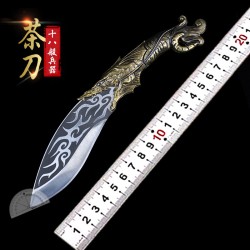 Longquan Stainless Steel Tea Knife Tea Needle Tea Knife Black Tea Cake Pu'er Tea Box Tea Capital Accessories Kung Fu Tea Set