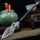 Tea knife prying knife Pu'er tea knife tea needle kung fu tea set stainless steel handmade mini weapon Tea knife prying knife Pu'er tea knife tea needle kung fu tea set stainless steel handmade mini weapon