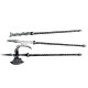 Reverse the micro -soldiers series tea knife eighteen weapons to play decorative decoration mini cold weapons Reverse the micro -soldiers series tea knife eighteen weapons to play decorative decoration mini cold weapons