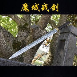 Longquan City Sword Handmade Forging high manganese steel long sword film and television all -in -one Han sword decoration display cold weapons