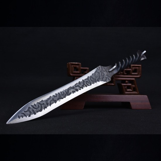 Longquan City Sword Handmade Forging Together Short Sword Film Television Han Sword Defense Cold Weapon Sword Craft Longquan City Sword Handmade Forging Together Short Sword Film Television Han Sword Defense Cold Weapon Sword Craft