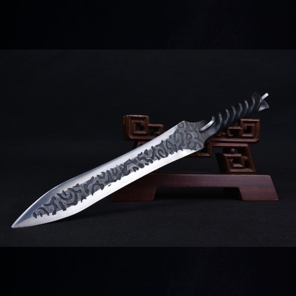 Longquan Japanese Style Sword - Hand Forged Collectible (Custom 79)