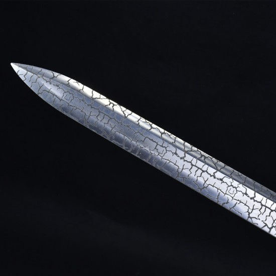 Longquan sword handmade forging integrated cracks, sword film, Han sword Tang sword Tang sword cold weapon long sword decoration Longquan sword handmade forging integrated cracks, sword film, Han sword Tang sword Tang sword cold weapon long sword decoration