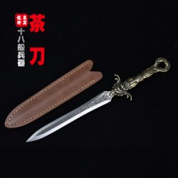 Tea knife eighteen mini weapon decorative ornaments tea needle tea ceremony tool high -end pry tea knives