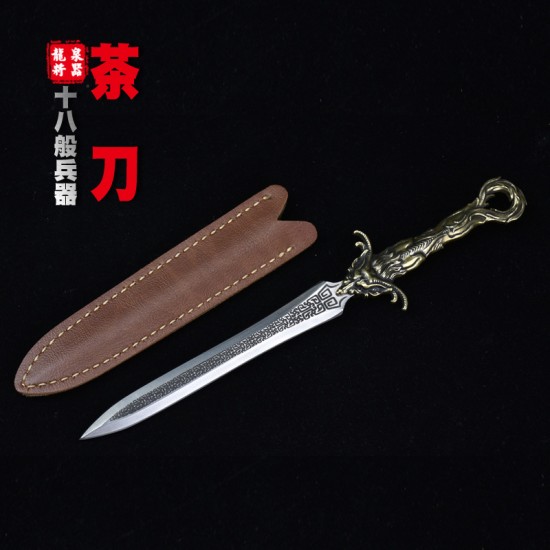 Tea knife eighteen mini weapon decorative ornaments tea needle tea ceremony tool high -end pry tea knives