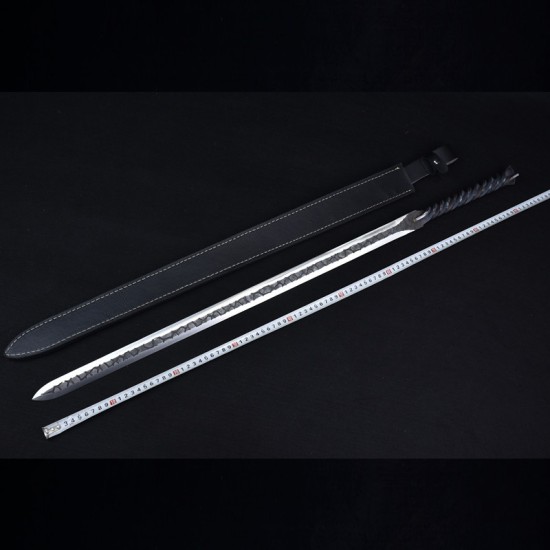 Longquan sword handmade forging integrated six -faced Han sword Tang sword film chief sword hard sword hard sword cold weapons collection Longquan sword handmade forging integrated six -faced Han sword Tang sword film chief sword hard sword hard sword cold weapons collection
