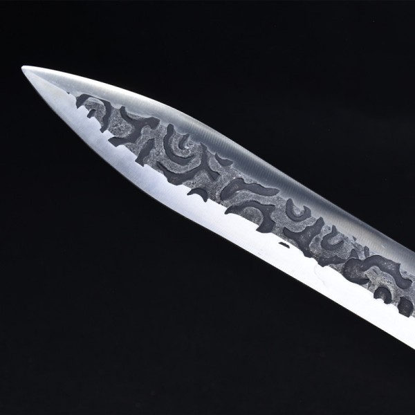 Longquan Japanese Style Sword - Hand Forged Collectible (Custom 79)