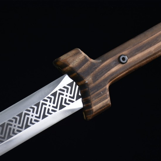 Douyin same Longquan sword handmade forging all -in -one wooden handle six sides Tang sword sword sword sword cold weapon Douyin same Longquan sword handmade forging all -in -one wooden handle six sides Tang sword sword sword sword cold weapon