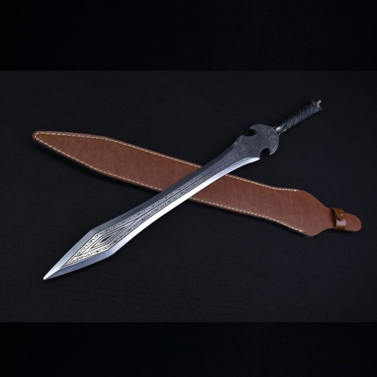 Longquan sword handmade forging integrated stainless steel sword film television Han sword body anti -body cold weapon crafts Longquan sword handmade forging integrated stainless steel sword film television Han sword body anti -body cold weapon crafts