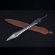 Longquan sword handmade forging integrated stainless steel sword film television Han sword body anti -body cold weapon crafts Longquan sword handmade forging integrated stainless steel sword film television Han sword body anti -body cold weapon crafts