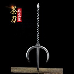 Tea knife tea cake prying knife Pu'er tea knife kung fu tea set stainless steel handmade tea cone integrated mini weapon