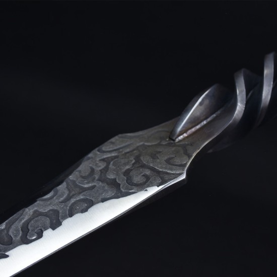 Longquan City Sword Handmade Forging Together Short Sword Film Television Han Sword Defense Cold Weapon Sword Craft Longquan City Sword Handmade Forging Together Short Sword Film Television Han Sword Defense Cold Weapon Sword Craft