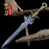 Pu'er tea knife handmade copper black tea knife stainless steel tea knife tea needle tea cone