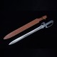 Longquan sword handmade forging all -in -one modern sword film and television chief sword defense cold weapon collection process Longquan sword handmade forging all -in -one modern sword film and television chief sword defense cold weapon collection process