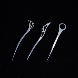 Pu'er Tea Knife Tea Cerebage Tea Needle Stainless Steel Tea Cake Dragon Spring Handmade Forging Tea Set at Gongfu Tea
