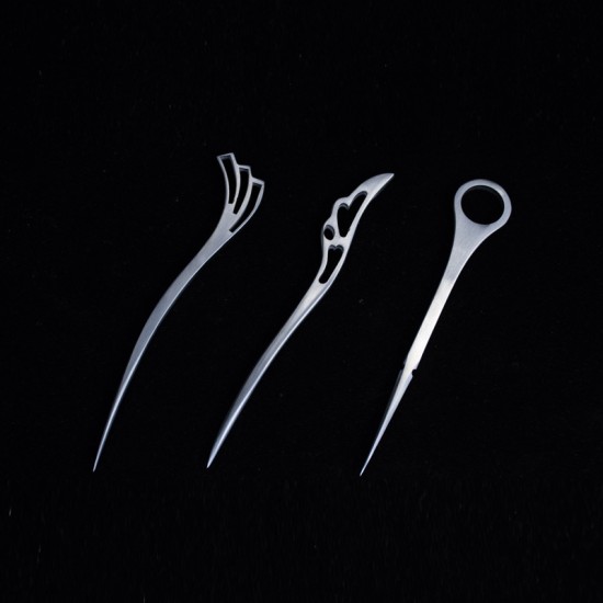 Pu'er Tea Knife Tea Cerebage Tea Needle Stainless Steel Tea Cake Dragon Spring Handmade Forging Tea Set at Gongfu Tea Pu'er Tea Knife Tea Cerebage Tea Needle Stainless Steel Tea Cake Dragon Spring Handmade Forging Tea Set at Gongfu Tea