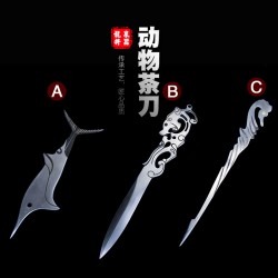 Tea knife Tea needle Kung Fu Teaware Products Accessories of Stainless Steel Pu'er Tea Brick Needle Unit and Mini Weapons