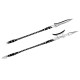 Tea knife reverses Wei Bing's golden handle small weapon eighteen weapons to play decorative decoration
