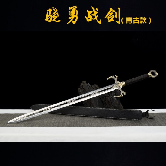 Longquan sword handmade forging one -in -one six -faced Tang sword cold weapon Western sword long sword craftsmanship baby sword Longquan sword handmade forging one -in -one six -faced Tang sword cold weapon Western sword long sword craftsmanship baby sword