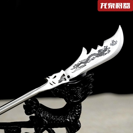 Longquan tea knife stainless steel integrated small weapon tea set mini weapon to play decorative ornaments Longquan tea knife stainless steel integrated small weapon tea set mini weapon to play decorative ornaments