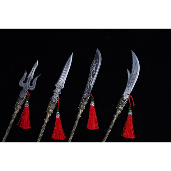 Tea knife eighteen mini weapon decorative ornaments tea needle tea ceremony tool high -end pry tea knives Tea knife eighteen mini weapon decorative ornaments tea needle tea ceremony tool high -end pry tea knives