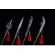 Tea knife eighteen mini weapon decorative ornaments tea needle tea ceremony tool high -end pry tea knives Tea knife eighteen mini weapon decorative ornaments tea needle tea ceremony tool high -end pry tea knives