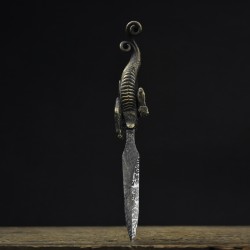 80133 Handmade Tea Knife Dragon Spring City Tea Cake Prescent Pu'er Special Tea Brick Tea Pry Tea Tool Knife