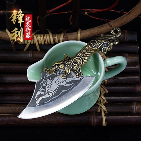Tea knife prying knife Pu'er tea knife tea needle kung fu tea set stainless steel handmade mini weapon Tea knife prying knife Pu'er tea knife tea needle kung fu tea set stainless steel handmade mini weapon