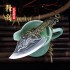 Tea knife prying knife Pu'er tea knife tea needle kung fu tea set stainless steel handmade mini weapon