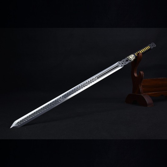 Longquan City Sword Handmade Forging Tongshi Tang Sword Cold Weapon Film and Television Sword Hard Sword Crafts Crafts Teng Sword Longquan City Sword Handmade Forging Tongshi Tang Sword Cold Weapon Film and Television Sword Hard Sword Crafts Crafts Teng Sword