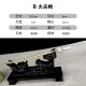 Classic golden handle small weapon tea knife handmade integration manganese steel mini weapon handle