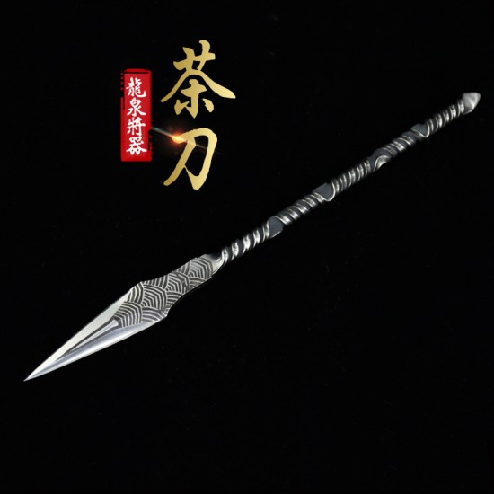 One -in -one tea knife Longquan tea knife handmade stainless steel Pu'er tea knife black tea channel accessories Guma tea knife kung fu tea set One -in -one tea knife Longquan tea knife handmade stainless steel Pu'er tea knife black tea channel accessories Guma tea knife kung fu tea set